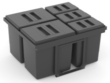 Sinks JAZZ 600 2x15 l + 3x7 l 
